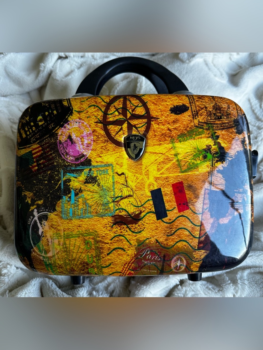 HEYS Yellow Travel Print train case - Women's Accessory